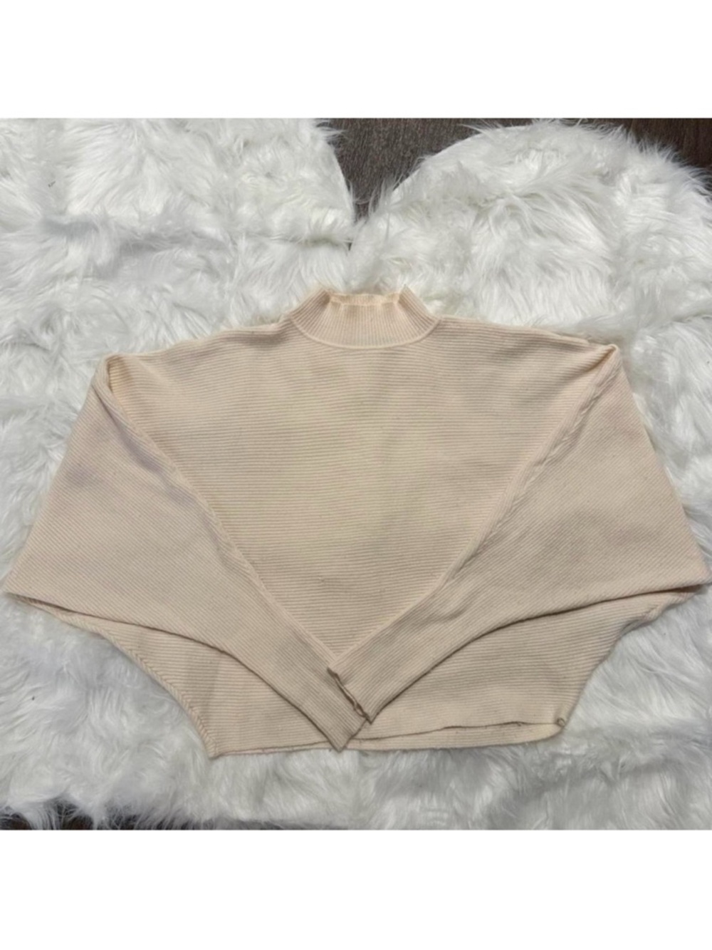 Zara Knit Cream Sweater
